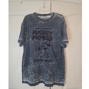 Disneyland Walt Disney Parks Men's Mickey Mouse Steamboat Willie T Shirt XL